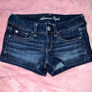 American eagle jean shorts size 0